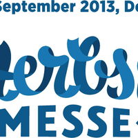 Das Logo der Dornbirner Herbstmesse in blauer Farbe.