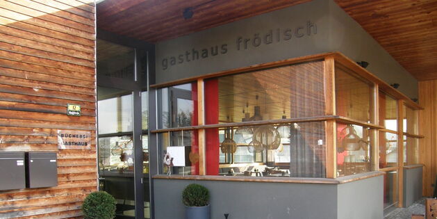 Eingang Gasthaus Frödisch.
