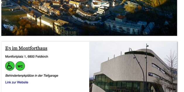 Bild von der Homepage barrierefrei-essen.at