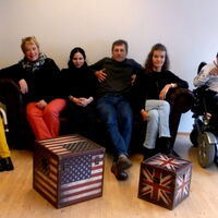 Die MitarbeiterInnen von Reiz: Sabrina Nitz, Juliane Amann, Kim, Heinz Grabher, Barbara Ghesla, Süleyman Kurt.