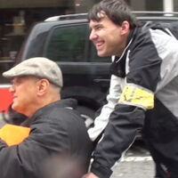 Daniel und Reinhard auf der Flucht.