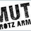 Das Logo der Bundestagung: Groß und breit der Schriftzug "Mut" mit Rufezeichen. Darunter kleiner und gleichbreit der Schriftzug: statt Armut.